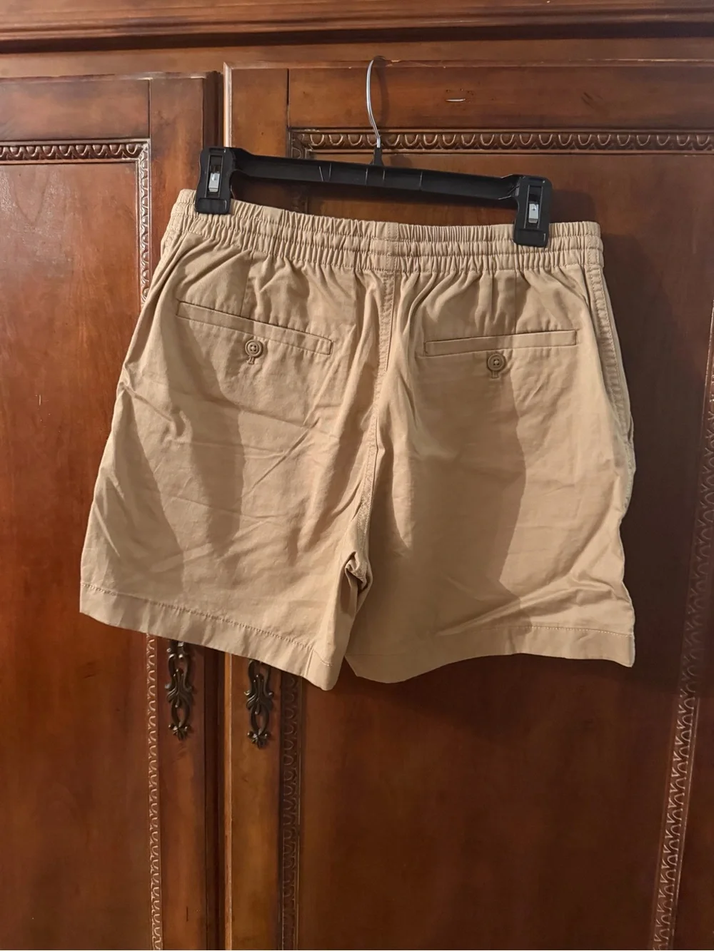 J crew Men's Casual Drawstring Shorts - Beige